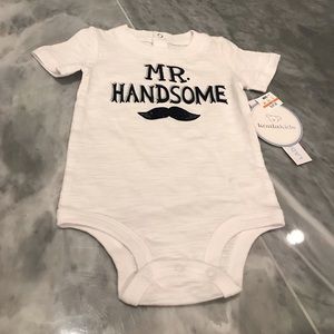 NWT Mr. Handsome onesie